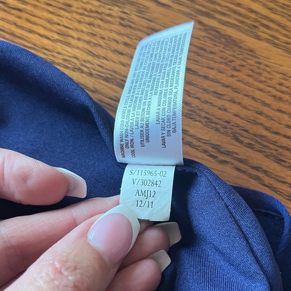 Old Navy Sleeveless Blue Pink Floral Midi Sundress Size SP - Picture 9 of 9